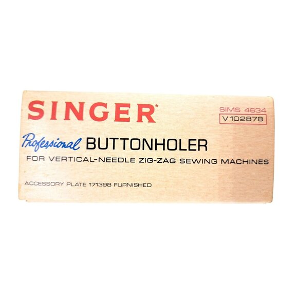 Vintage Singer Professional Buttonholer Vertical Needle Zigzag Machines V102878 - Picture 7 of 9